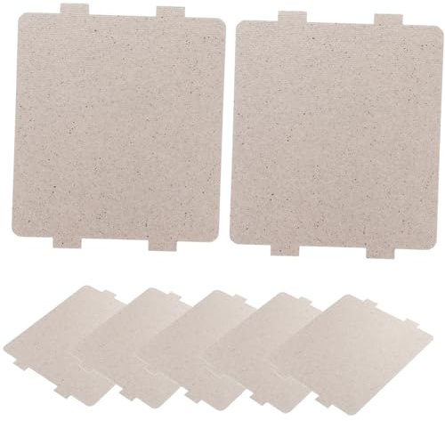 UKCOCO 8 Pezzi Piastra Mica Per Forno a Copertura Della Guida D'onda Isolante Accessori Ricambio Per Design Compatto e Leggero Protezione Contro Bruciature