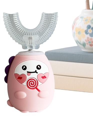 Spazzolino a Forma di U per Bambini Spazzolino Elettrico a U con 3 Modalità | Strumento Intelligente per la Pulizia dei Denti Per Bambini e Ragazzi Ideale per Casa Viaggio Scuola e Dormito