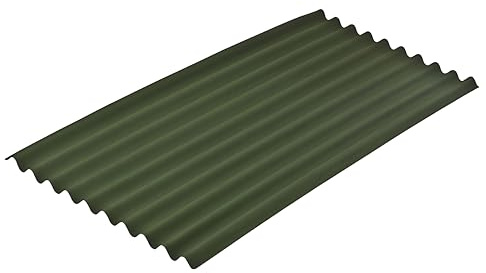 Bitumen Corrugated Roof Sheet 950 x 2000mm – Green Roofing Sheet 3mm Thick for Shed, Carport & Agricultural Buildings