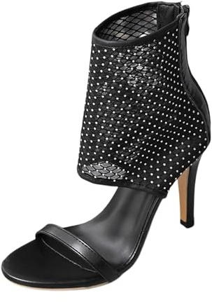 Sandali Donna Tacco Sandali Donna Tacco Alto Ballerine Con Decollete Rosa Cipria Neri Scarpe Comode Eleganti Tacchi Fiocco Nere Plateau Schiava Slingback Spuntate Pianta Larga Fucsia 43 Décolleté