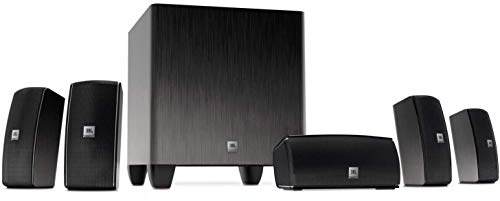 JBL Cinema 610 Advanced 5.1 Home Theater Speaker System with Powered Subwoofer (Renewed)