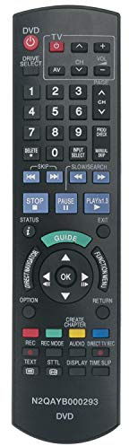 N2QAYB000293 Replace Remote Control - VINABTY N2QAYB000293 Remote Control Replacement for Panasonic DMR-XW400 DMR-XW390 DMR-XW390GLK DMR-EX768EB DMR-XW400EF DVD Recorder Remote Controller