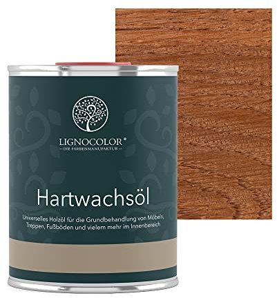 Lignocolor Hartwachsöl Holzöl für den Innenbereich (1 L, Palisander)