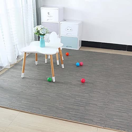 JYHCD Puzzlematte Baby Mit Grenzen, Boden-Schutzmatten Fitnessmatte Puzzle Matten Kinder PE Schaumstoffmatte Krabbelmatte Spielmatte Sportmatte,30X30x1cm,D,40Pcs