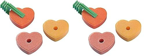 Nobby Salzleckstein Herz mit Halterung 6er Pack; je 30 g
