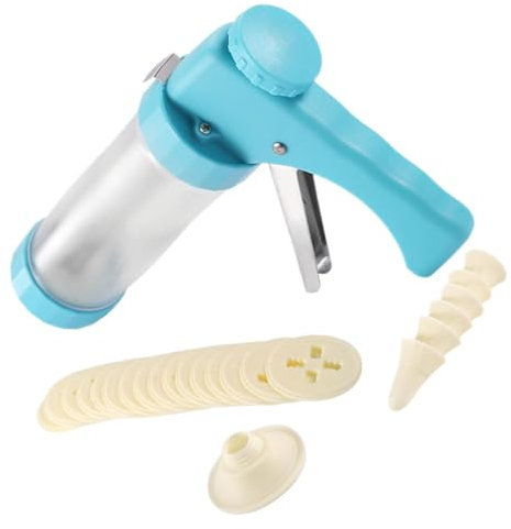 OFFSCH Kit De Prensa Para Galletas Con Discos y Boquillas Para Decorar Pasteles y Hacer Galletas Herramientas De Repostería Fácil De Usar