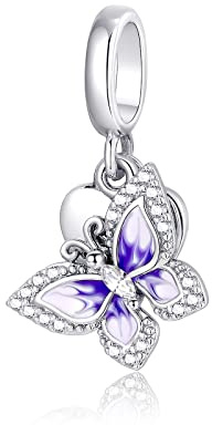 XWN Charms Abalorios Colgante para mujer, plata de ley 925, compatible con pulseras y collares Pandora, compatible con pulseras europeas para mujeres y niñas