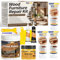 Kit Reparation Bois, Grande Capacité Kit Réparation Parquet, Mastic à Bois et Cire D'abeille Réparer Rayures, Fissures, Trous, Décoloration pour Portes Bois, Tables, Armoires, Sols Stratifiés, Lits