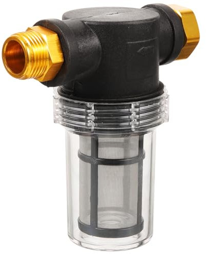 TINEASUR Hochdruck Sedimentfilter Garteneinlauffilter Wasserfilter Reiner Einlassfilter Schlauchfilter Garten Waschen Formstabil Verschleißfest Praktisch