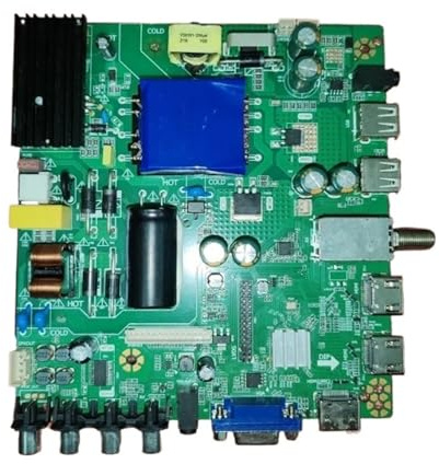Hhjklmn TV-Motherboard, kompatibel mit LED, LM3YA.75W DREI-in-Eins-TV-Motherboard for 570 mA, 74–78,8V, 1920x1080, 12V
