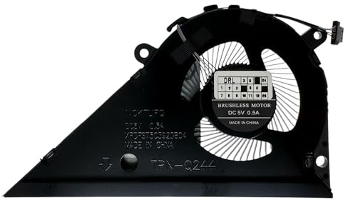Voltaguru CPU Fan for HP Pavilion 14-DV, TPN-Q244, EG50040S1-CL40-S9A, ND75C39-20B04, M24540-001 M34455-001 UMA - Integrated Video Only