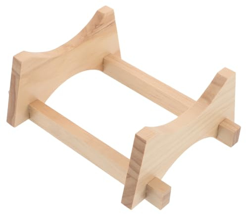 Supporto per Botti in Legno, Base Stabile Anti Ribaltamento Rustica | Piccoli Barili e Vasi, Compatibile Botti di Vino e Dispenser Bevande, Uso Casa e Soggiorno