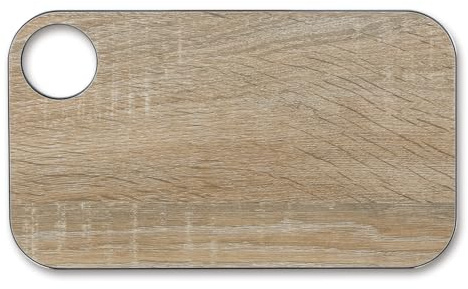Arcos Planche à Découper Antibactérienne Cuisine - Résistante Lavage Lave-vaisselle, Protège Couteaux, 24x14 cm, Fibre Cellulose Résine, Marron, Écologique