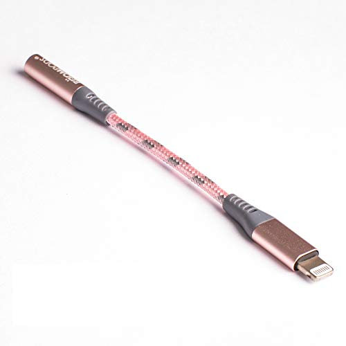 BOOMPODS Audioline MFI Certified 3.5mm AUX Jack Headphone Lightning Audio Adapter Braided Cable Cord Connector For iPhone Headphones