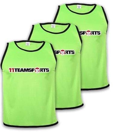 Cawila Leibchen 11teamsports, 3er Set, Trainingsleibchen Größen