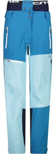 CMP W Pant Vii Blau - Wasserdichte warme Damen Skihose, Größe 42 - Farbe Giada