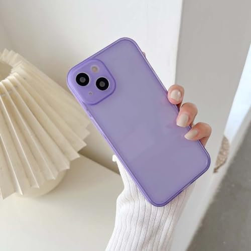 ADKOT Candy Color Clear Lens Protection Handyhülle für iPhone 11 12 13 14 Pro Max X XR XS Max 7 8 Plus Weiche TPU-Rückseite, PR, für iPhone 11