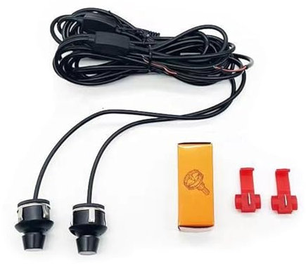 TROONZ LED Projector Car Door Light | Car Wireless LED Door Paste Courtesy Light | Ghost Shadow Light, Angel Wing Door LED Projector Lights Car Accessories