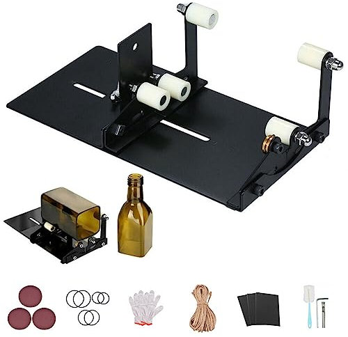 XRSMOU Tagliavetro,Taglierina per Bottiglie di Vetro,Utensile da Taglio,Sculture di Vetro da Vino Quadrate E Rotonde,per Macchina da Taglio per Vetro Fai da Te