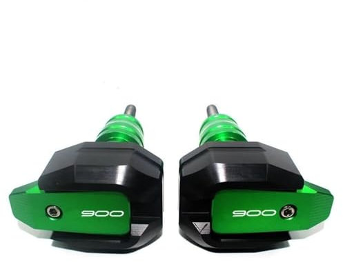 SYMWBD Crash Protector Motorrad-Sturzpad-Schutz Für Kawasaki Z900 Z 900 (2017, 2018, 2019, 2020, 2021, 2022, 2023, 2024) Motorrad Sturzschutz, Sturzpads(Grün)