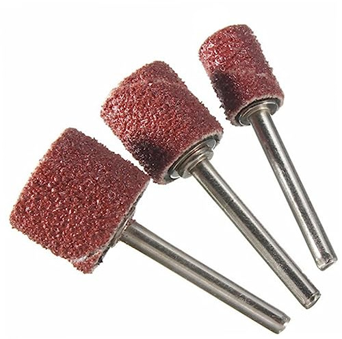 LIFKICH 102pcs 80grit Drum Sanding Kit Sanding Drum Band Sleeves Kit 6.35/9.5/12.7mm Accessories for Rotary Tool Nail Drill Sandpaper Set