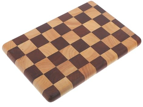 Gatuida Tagliere in Legno di Acacia Doppia Superficie 30x20x2,5 Cm Resistente per Cucina Domestica Taglieri per Carne Frutta Verdura Pane