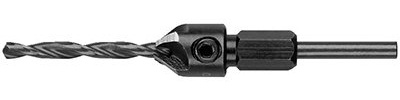 DEWALT DW2076 - Taladro y avellanador de repuesto #8 para sistemas de pretaladro y accionamiento DW2070 y DW2090