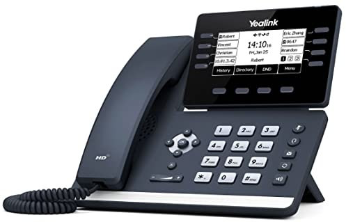 Yealink IP Telefon SIP-T53W VoIP-Telefon, schwarz