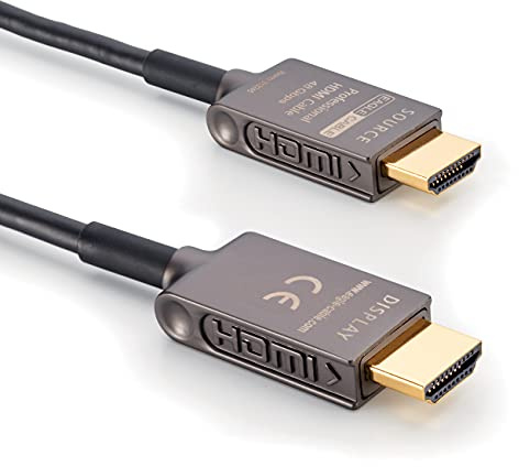 Eagle Cable by INAKUSTIK – 313245008 - Deluxe Ultra High Speed HDMI 2.1 Kabel | 8m | 48 Gbps | Lichtwellenleiter | UHD 10K@120Hz | professionelles Heimkino & Gaming | HDR10+ | eARC (Audio-Rückkanal)