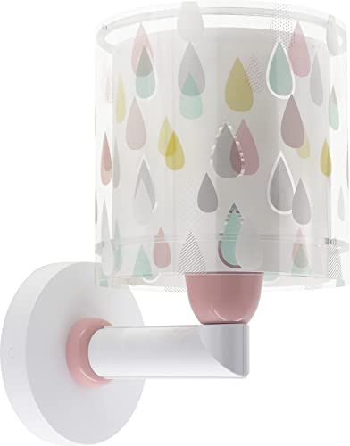 Dalber kinder Wandlampe kinderzimmer Kinderlampe Wandleuchte Tropfen Wasser Farben Color Rain, 41439, E27
