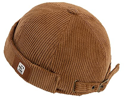 YAMEE Cap Herren Hut Damen Docker-Cap Unisex Docker Mütze Hafenmütze Seemannsmütze Herrenhut Bikercap Hat Wandermütze Seemannskappe（Kappenumfang：56-58cm）
