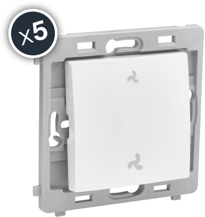 Mecanisme Commande Vmc Blanc Boite De 5 - Gamme Caly - DEBFLEX 802020