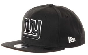 New Era NFL 9Fifty Caps verstellbar Snapback Baseball Kappe gerader Schirm schwarz Dark Eagles Bills Saints