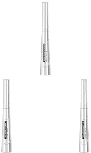 L'Oréal Paris Mascara, Schwarze Wimperntusche für Falsche-Wimpern-Effekt, False Lash Telescopic, Nr. 00 Schwarz, 1 x 9 ml (Packung mit 3)