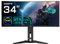 Gigabyte MO34WQC 34 OLED WQHD Curved Gaming Monitor - 3440 x 1440, 175Hz, 0.03ms, KVM, 250 cd/m², FreeSync Premium Pro, DisplayHDR True Black 400, HDMI 2.1, Displayport 1.4