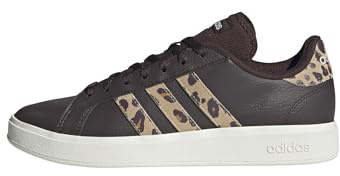 adidas Women's Grand Court Base 2.0 Shoes, Shadow Brown/Magic Beige/Off White, 6 UK