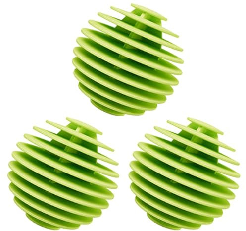 Boules à lessive pour machine à laver,Machine Ball Balles de lavage douces 3 pièces - Boules de sèche-linge, boule adoucissante flexible, boules de lessive réutilisables pour un séchage rapide, Machin