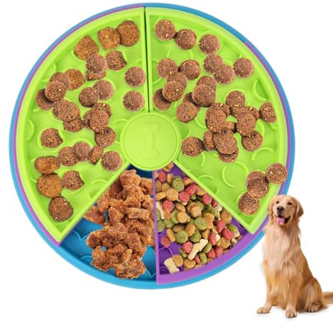 Juguete para perros Inteligencia Interactivo Juguete Perro Comedero Lento Juguete Inteligente para Perros Pequeños, Medianos y Grandes Perros y Gatos