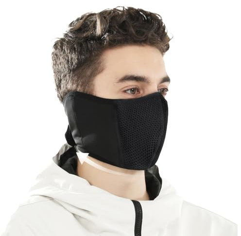 Masque chaud pour le visage – Cache-oreilles d'hiver, masques pour temps froid | Demi-masque pour temps froid pour le snowboard, la course à pied, le ski, les sports de plein air, la moto