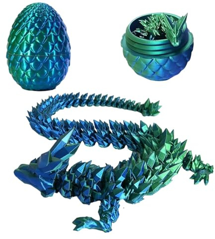 ClcIosis 1 PCS 3D Drache im Ei - Drachen Spielzeug Dekoration für Zuhause, Büro, Wohnzimmer, Schlafzimmer - Kreatives Drachen Ei als Raumdekoration