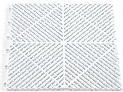 Almohadilla Antirrobo for Ventanas con Bridas, Losetas Autoventiladas 40x40x1cm - Suelos Piscinas, Terrazas, Tarima Flotante, Césped Artificial, Macetas, Perreras, Trasteros(White,8 PCS)