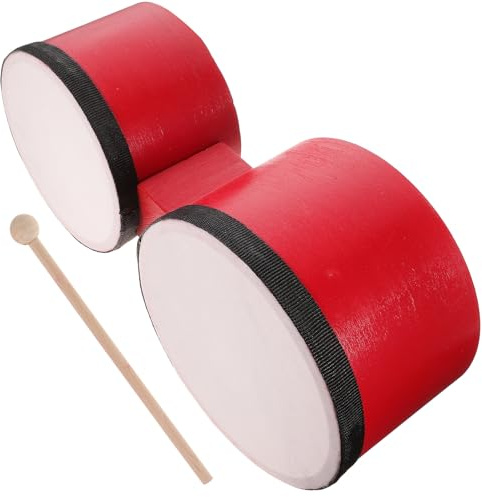 ifundom Set Strumenti a Percussione per 9-12 Anni, Tamburi Bongo Resistenti Bacchette, Giocattolo Musicale Portatile per Uso Interno ed Esterno