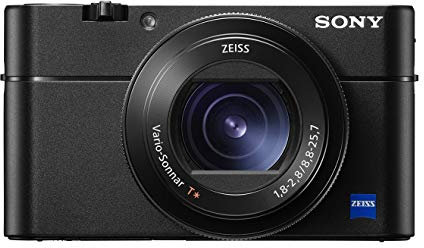 Sony RX100 V | Premium-Kompaktkamera (1,0-Typ-Sensor, 24-70 mm F1.8-2.8-Zeiss-Objektiv, 4K-Filmaufnahmen und neigbares Display)
