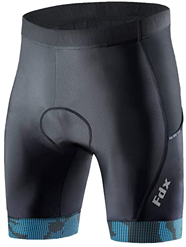 FDX Men's All Day Cycling Shorts 3D Anti-Bac Padded Bike Shorts | Built for all-day comfort, 3D padded cycling shorts combine pockets, powerband grippers and hi-vis details for longer rides.