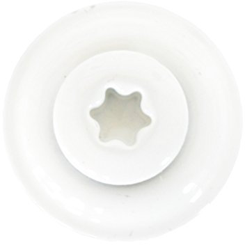 HAUS & DACH Spenglerschrauben Edelstahl A2 Reinweiß RAL 9010 4,5 x 80 mm, 100 Stk.