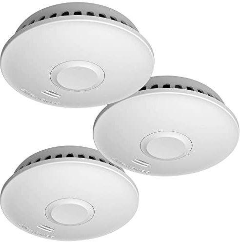 3 détecteurs de fumée sans fil interconnectable RWM-700.vds [VisorTech]
