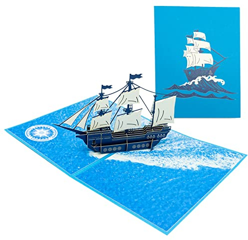 PLATEYTR 3D-Pop-up-Grußkarte mit Umschlag, handgemacht, 3D-Grußkarte, Geburtstagskarte, kreative Grußkarte für Kinder, Erwachsene, Freunde, Familie, Kollegen