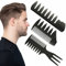 NOCHME Juego De Peine Hombres Cabello, Profesional Dientes Anchos Peinar De Doble Cara Peine De Cola De Rata Styling Comb, Peine Hombre Para Peluqueria Negro