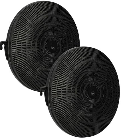vhbw 2x Filtres à charbon actif compatible avec Faure CHM189B 94264051600 hotte aspirante - 21 cm