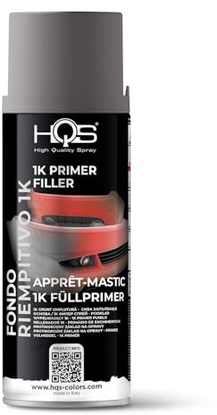 HQS Lackspray 400 ml, Sprühfarbe Sprühlack, Grau